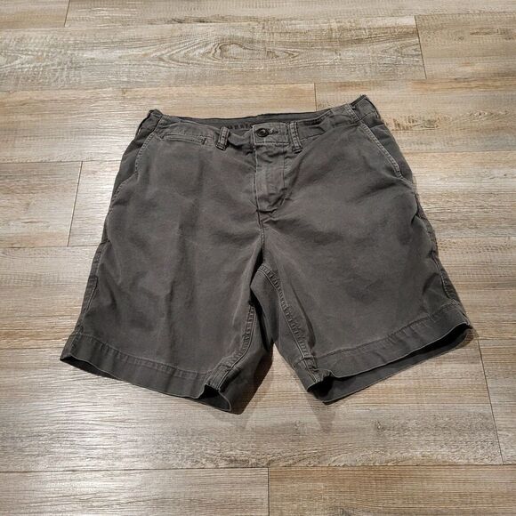 American Eagle Outfitters Classic Fit 7" Inseam Flat Front Shorts Men's Size 28 - Picture 1 of 7